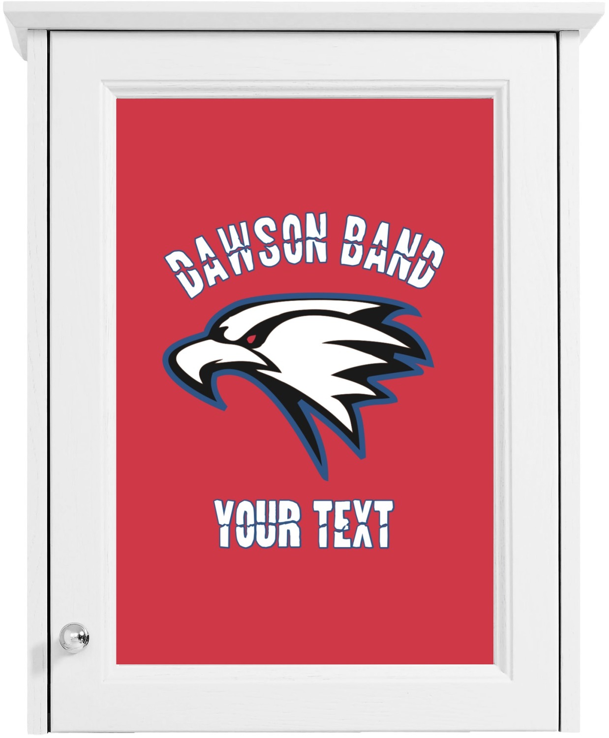 Dawson Eagles Band Logo Decal Custom Size (Personalized