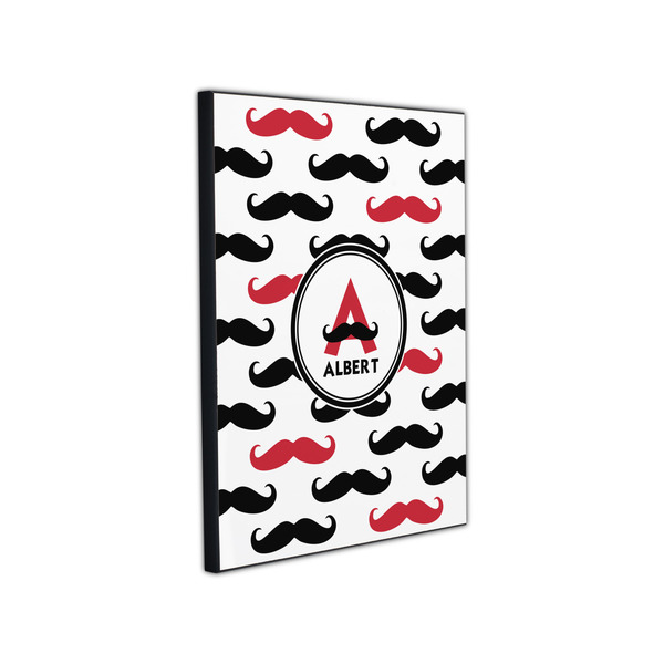 Mustache Print 11x14 Wood Print - Angle View
