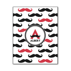 Mustache Print Wood Print - 11x14 (Personalized)