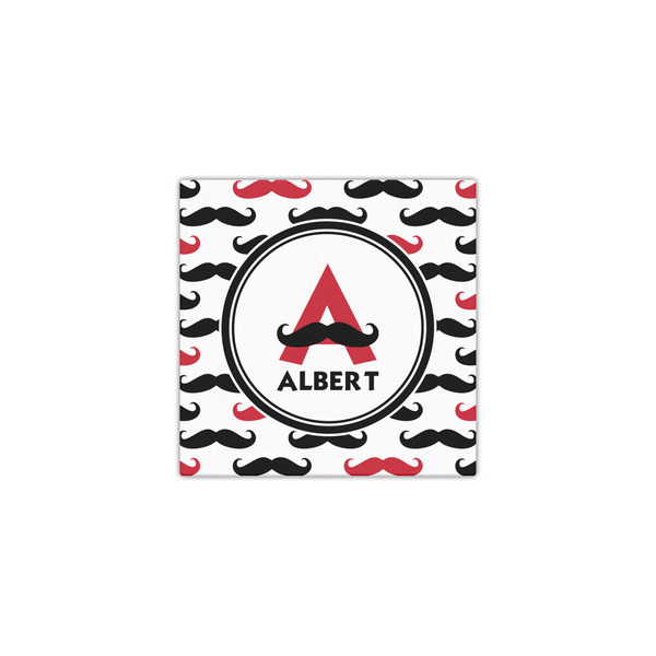 Mustache Print 12x12 - Canvas Print - Front View