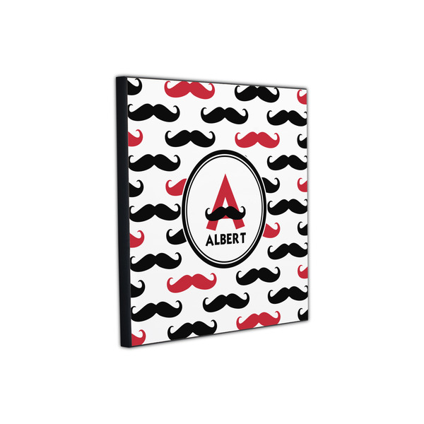 Mustache Print 12x12 Wood Print - Angle View