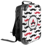 Mustache Print Kids Hard Shell Backpack (Personalized)