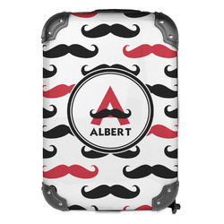 Mustache Print Kids Hard Shell Backpack (Personalized)