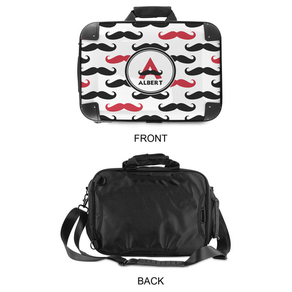 Mustache Print 15" Hard Shell Briefcase - APPROVAL