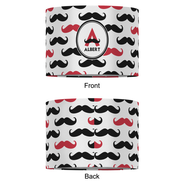 Mustache Print 16" Drum Lampshade - APPROVAL (Fabric)