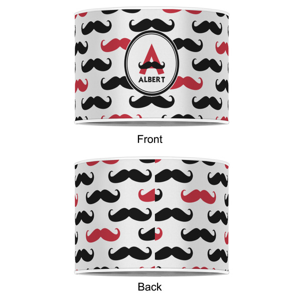 Mustache Print 16" Drum Lampshade - APPROVAL (Poly Film)