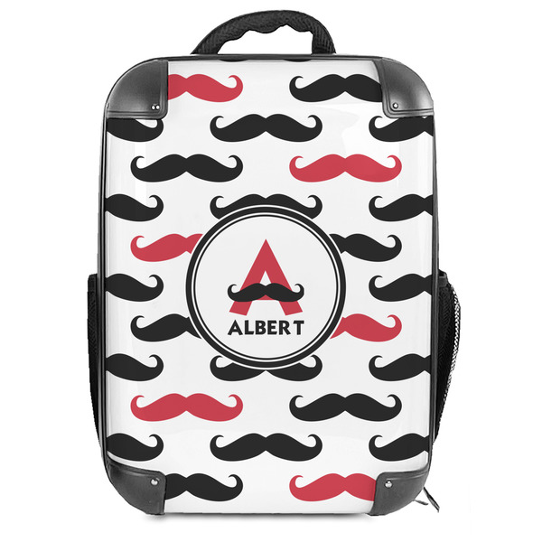 Custom Mustache Print Hard Shell Backpack (Personalized)