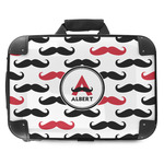 Mustache Print Hard Shell Briefcase - 18" (Personalized)