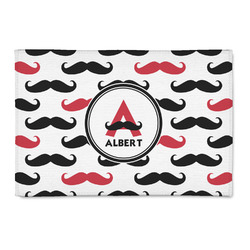 Mustache Print 2' x 3' Indoor Area Rug (Personalized)