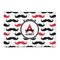 Mustache Print 2' x 3' Indoor Area Rug (Personalized)