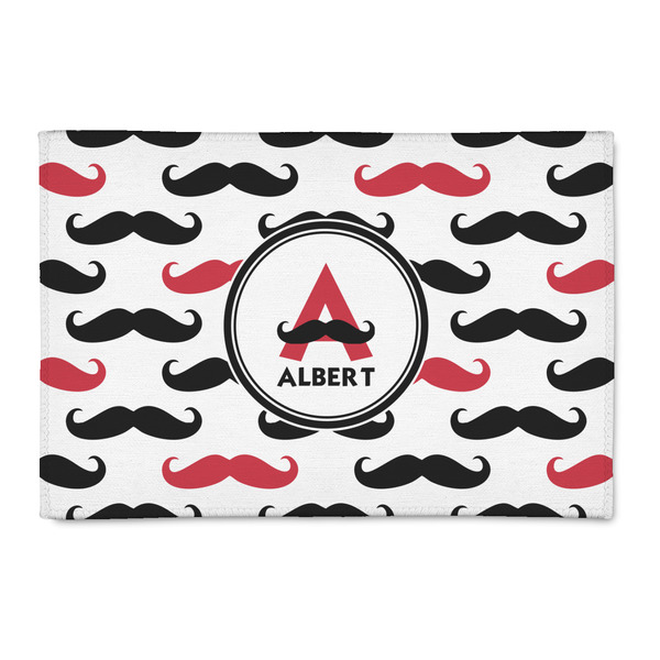 Custom Mustache Print Patio Rug (Personalized)