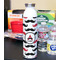 Mustache Print 20oz Water Bottles - Full Print - In Context