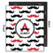 Mustache Print 20x24 Wood Print - Front & Back View
