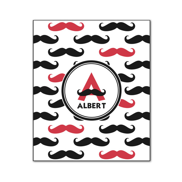 Mustache Print 20x24 Wood Print - Front View