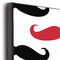 Mustache Print 20x30 Wood Print - Closeup