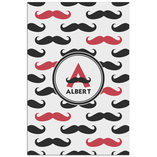 Custom Mustache Print Poster - Matte - 24x36 (Personalized)