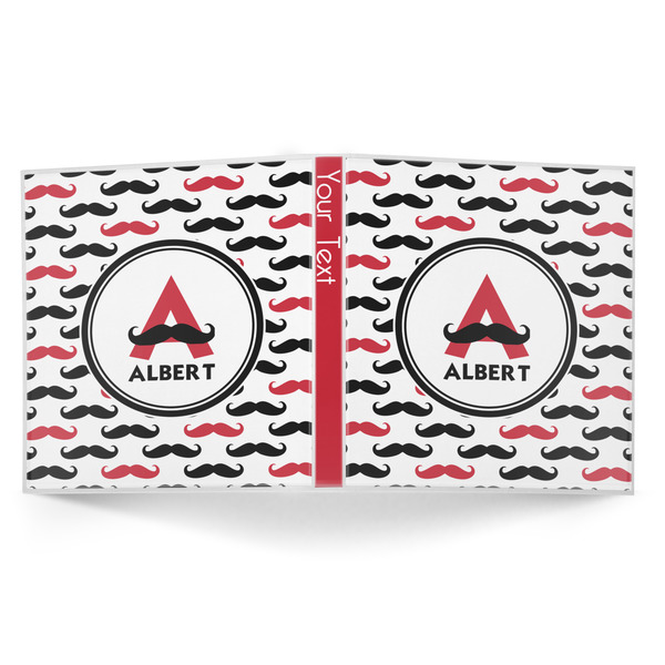 Mustache Print 3-Ring Binder Approval- 1in