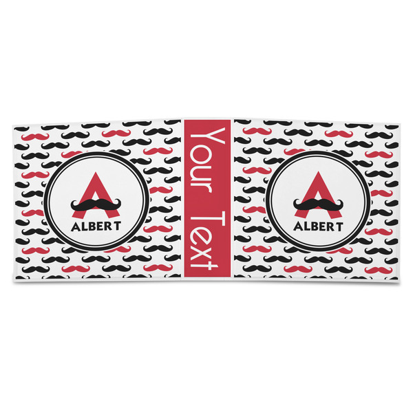 Mustache Print 3-Ring Binder Approval- 3in