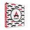 Mustache Print 3 Ring Binders - Full Wrap - 2" - FRONT