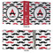 Mustache Print 3 Ring Binders - Full Wrap - 3" - APPROVAL