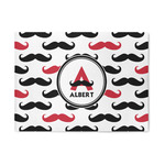 Mustache Print 5' x 7' Patio Rug (Personalized)