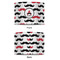 Mustache Print 8" Drum Lampshade - APPROVAL (Fabric)