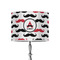 Mustache Print 8" Drum Lamp Shade - Poly-film (Personalized)