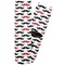 Mustache Print Adult Crew Socks - Single Pair - Front and Back