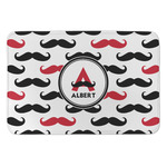 Mustache Print Anti-Fatigue Kitchen Mat (Personalized)