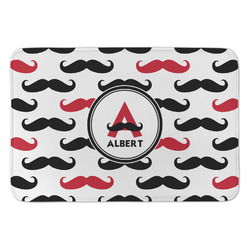 Mustache Print Anti-Fatigue Kitchen Mat (Personalized)