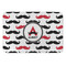 Mustache Print Anti-Fatigue Kitchen Mat (Personalized)