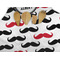 Mustache Print Apron - Pocket Detail with Props