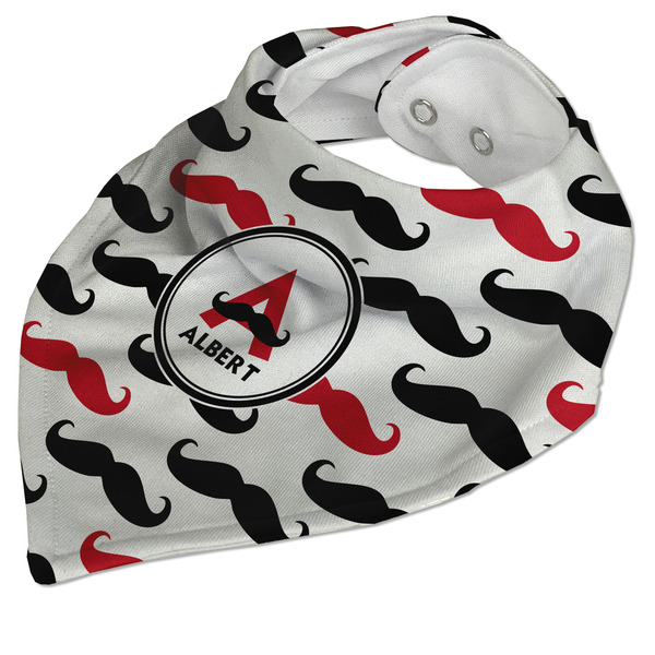 Mustache Print Bandana Closed