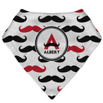 Mustache Print Bandana Bib (Personalized)