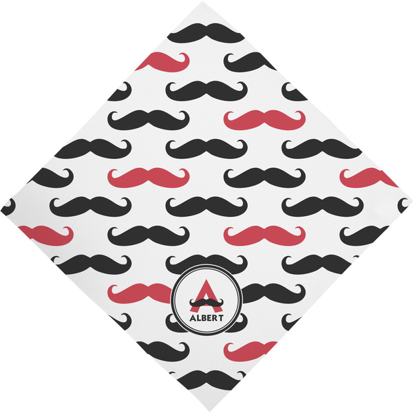 Mustache Print Bandana - Full View
