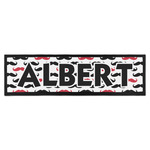 Mustache Print Bar Mat - Large (Personalized)