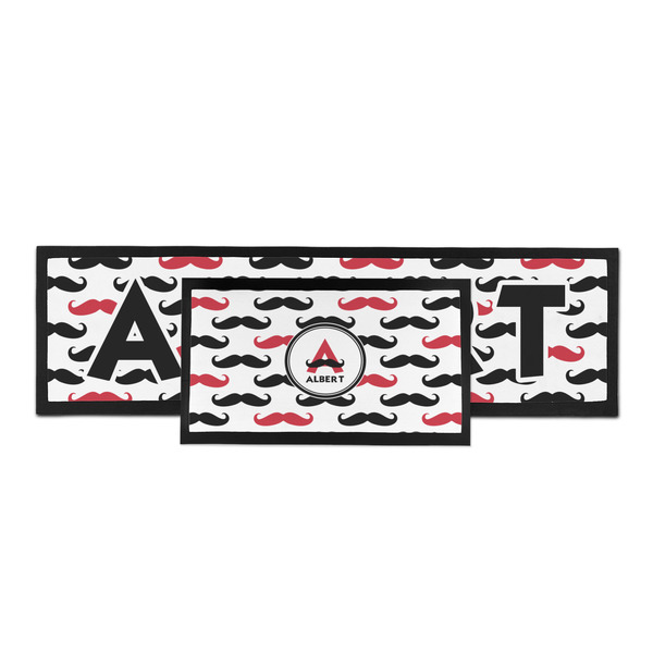 Mustache Print Bar Mat - Parent Main