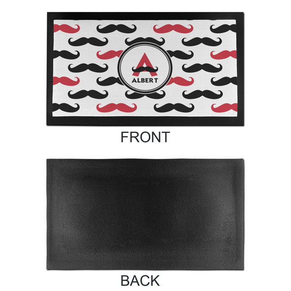 Mustache Print Bar Mat - Small - APPROVAL