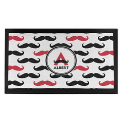 Mustache Print Bar Mat - Small (Personalized)