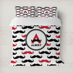 Mustache Print Duvet Cover (Personalized)