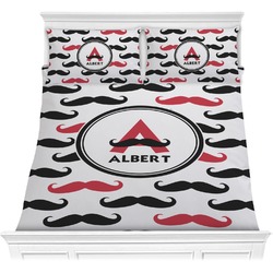 Mustache Print Comforters (Personalized)