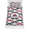 Mustache Print Comforter Set - Twin (Personalized)