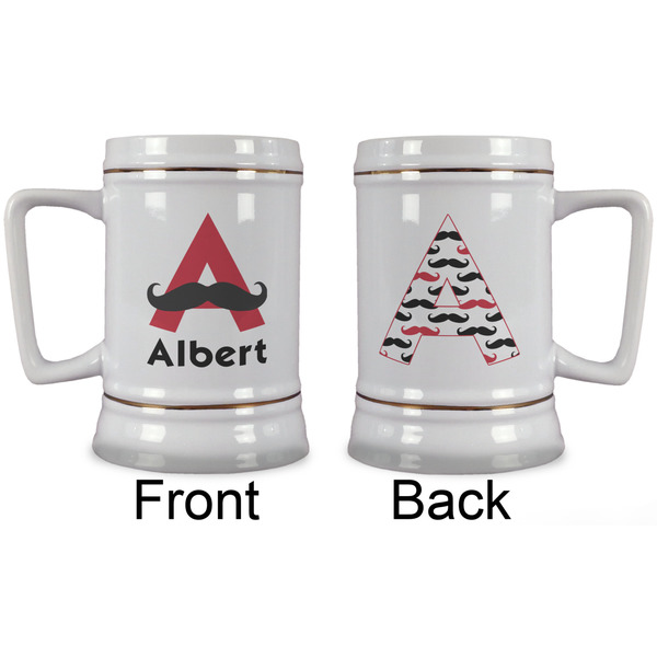 Mustache Print Beer Stein - Approval