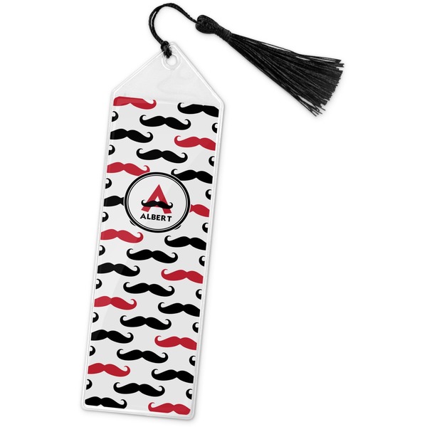Custom Mustache Print Book Mark w/Tassel (Personalized)