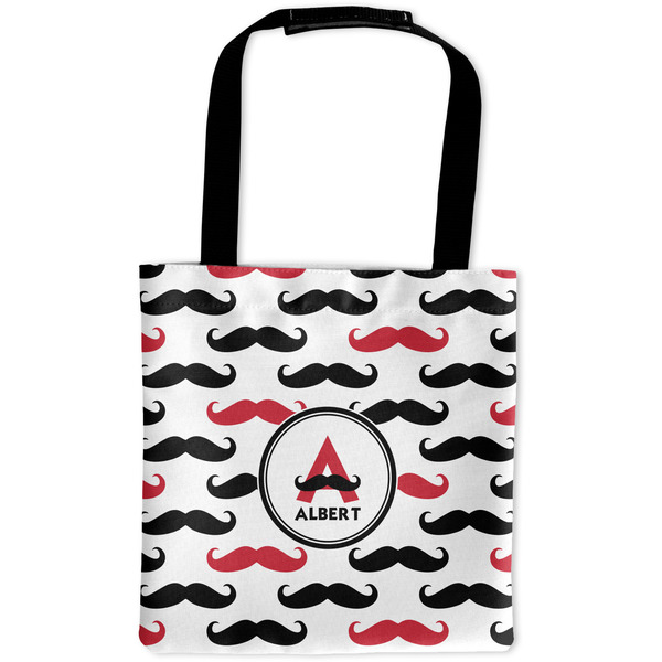 Custom Mustache Print Auto Back Seat Organizer Bag (Personalized)