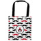 Mustache Print Auto Back Seat Organizer Bag (Personalized)