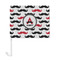 Mustache Print Car Flag - Large - FRONT