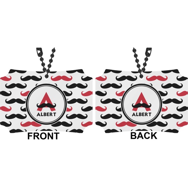 Mustache Print Car Ornament - Berlin (Approval)