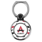 Mustache Print Cell Phone Ring Stand & Holder (Personalized)