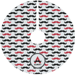 Mustache Print Tree Skirt (Personalized)